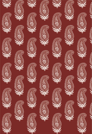 Seamless pattern based on traditional Asian elements Paisley.の写真素材