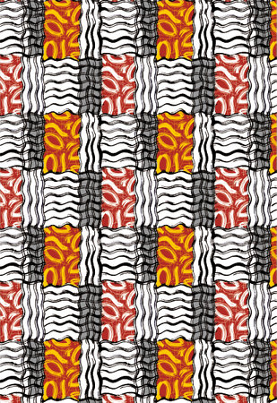 Seamless pattern with abstract geometric shapes. Modern stylish texture.