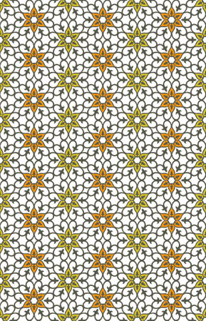 Seamless pattern with decorative ornament in arabian style.の写真素材