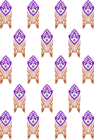 Seamless Repeatable Abstract Tribal Pattern. Ethnic Geometric Ornament.の写真素材