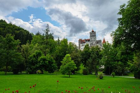 Bran or Dracula Castle in Transylvania, Romania.のeditorial素材