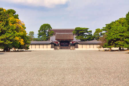 Kenreimon gate of Kyoto and Imperial Palaceのeditorial素材