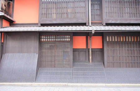 Scenery of Gion Hanamikoji, Kyotoの写真素材