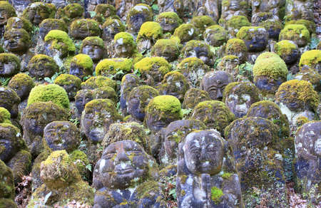 Stone Buddha of Atago Memorial Buddha Temple, Kyotoのeditorial素材