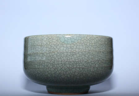 celadon matcha bowlの写真素材