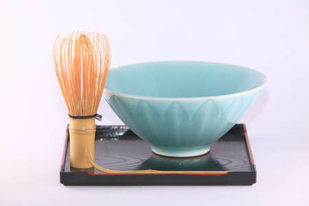 celadon matcha bowl set