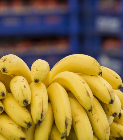 Close up of bananasの写真素材