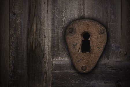 the old keyholeの写真素材