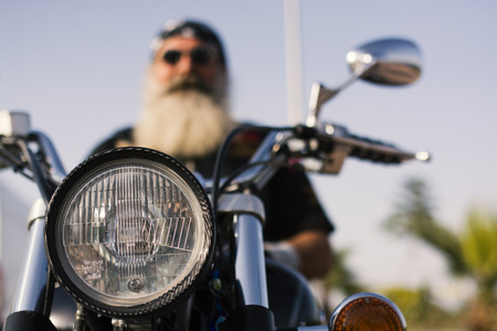 Motocycle Riderの写真素材