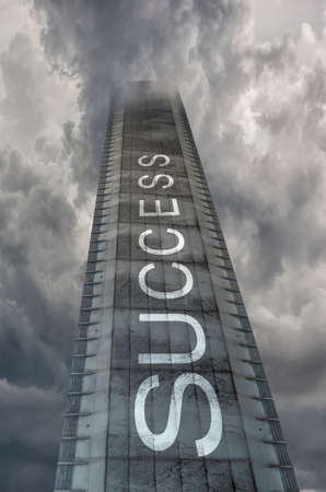Succes Concept with Skyscraper