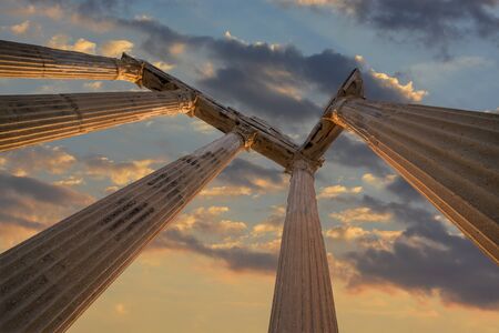 Apollo Temple Ruins -Antalya-Turkeyの写真素材