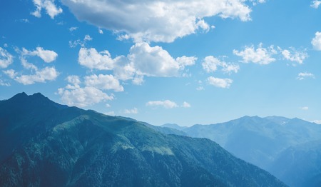 Kackar mountains with green forest landscapei n Rize,Turkeyの写真素材