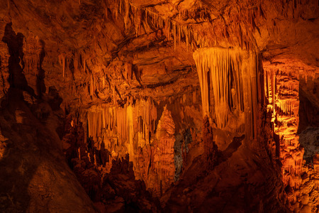 Aynali lake or Gilindire Cave - Mersin Turkeyの写真素材