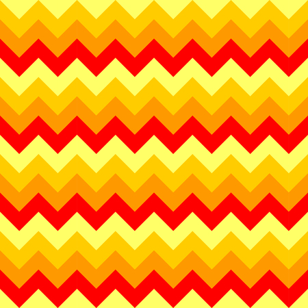 Chevron pattern arrows geometric design colorful yellow orange and red.のイラスト素材