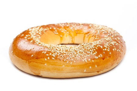 Bagel Isolated on White