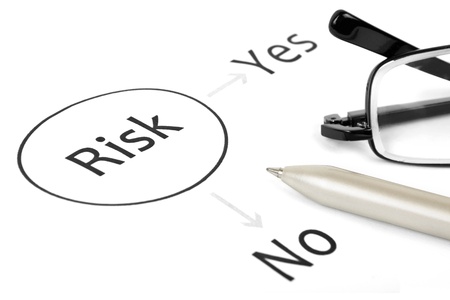 planning the business riskの写真素材