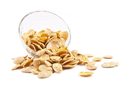 Bowl of dried cornflakes