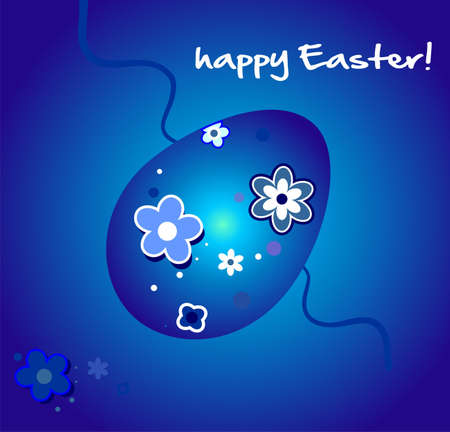 Easter greeteing cardのイラスト素材