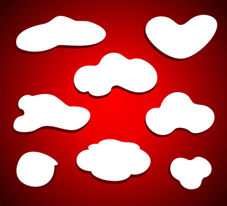 Abstract vector shapesのイラスト素材