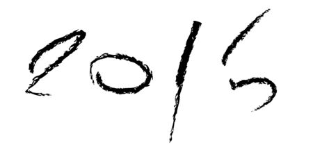 Vector background for Happy New Year celebrations. text 2015のイラスト素材