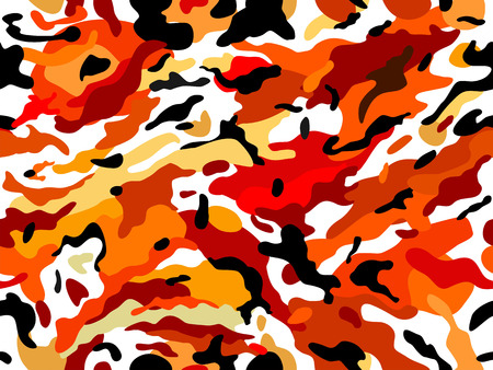 Seamless vector camouflage print.のイラスト素材
