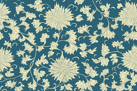 Chinese seamless pattern. Vintageのイラスト素材
