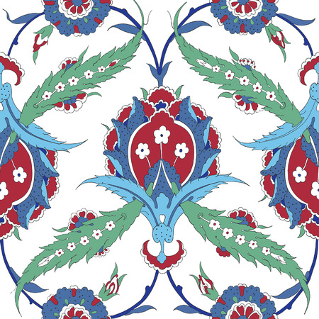 Traditional Arabic ornament seamless pattern for your design. Vectorのイラスト素材