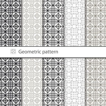 Seamless pattern for your design. Interior design, graphic design. Drawing for sandblasting glass. Printing on fabric.のイラスト素材