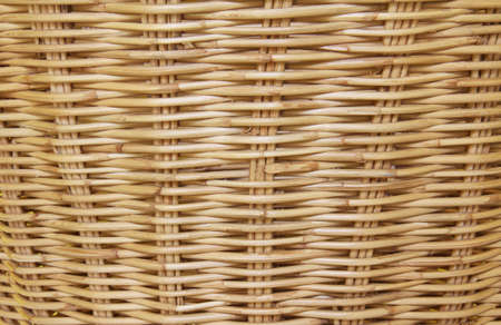 texture of rattan basketの写真素材