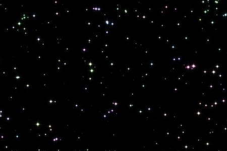 High quality image of the sparkle stars in the black sky.の写真素材