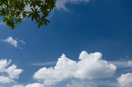 clound in blue skyの写真素材