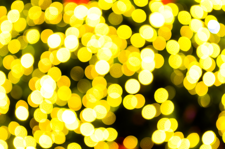 Colorful out of focus Christmas tree lights blurredの写真素材