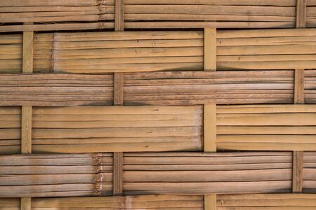 Background of bamboo wall in tropicsの写真素材