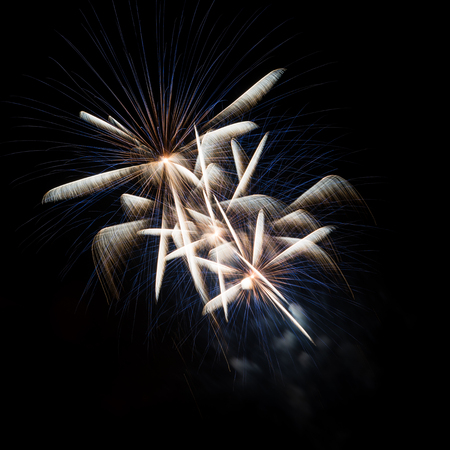 Beautiful fireworks to celebrate new yearの写真素材