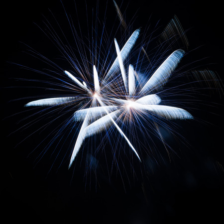 Beautiful fireworks to celebrate new yearの写真素材