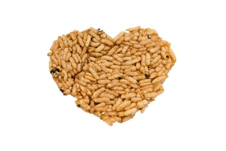 Heart Shaped The Crispy Rice Cereal thai style, Nageledの写真素材