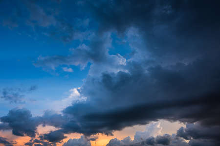Cloud with sunshine for background