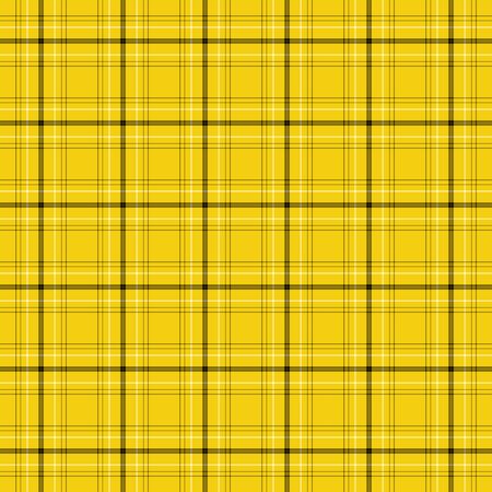 Seamless Bright Yellow Plaidの写真素材
