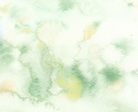 faded wet green watercolor abstract backgroundの写真素材