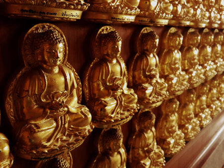 Thousand of Buddhas in Thailand temple