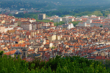 Village in Lyonの写真素材