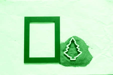 Green holidays backgroundの写真素材