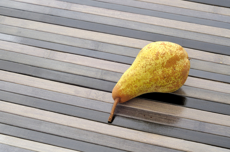 Abate pear on a dark backgroundの写真素材