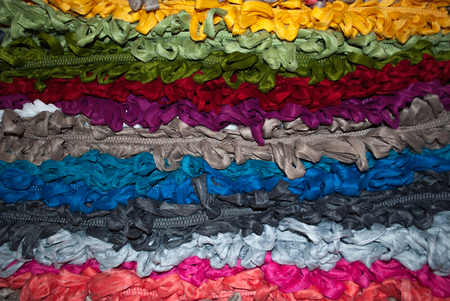 bath mats in various colorsの写真素材