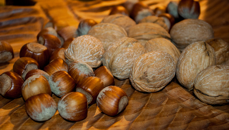 nutritious mixture of dried fruit, nuts and peanuts