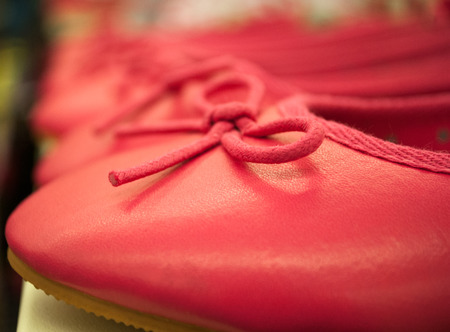 Shop with a display of shoes to suit all tastesの写真素材