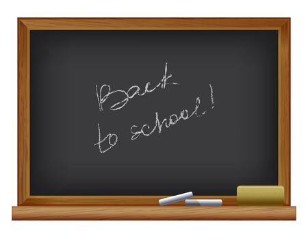 vector illustration of Blackboard. Back to schoolのイラスト素材