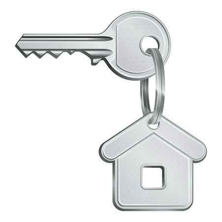 vector illustration of house keyのイラスト素材
