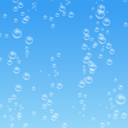 bubbles background vector illustrationのイラスト素材