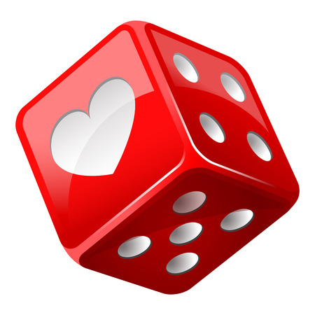 red diceのイラスト素材